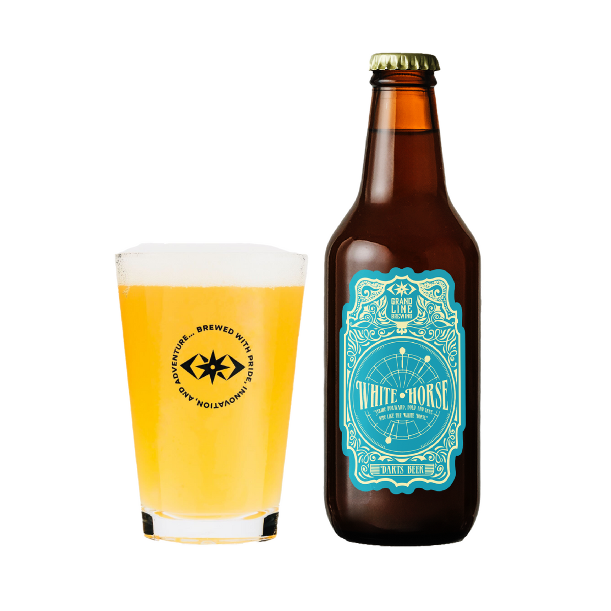 WHITE HORSE -DARTS BEER -
