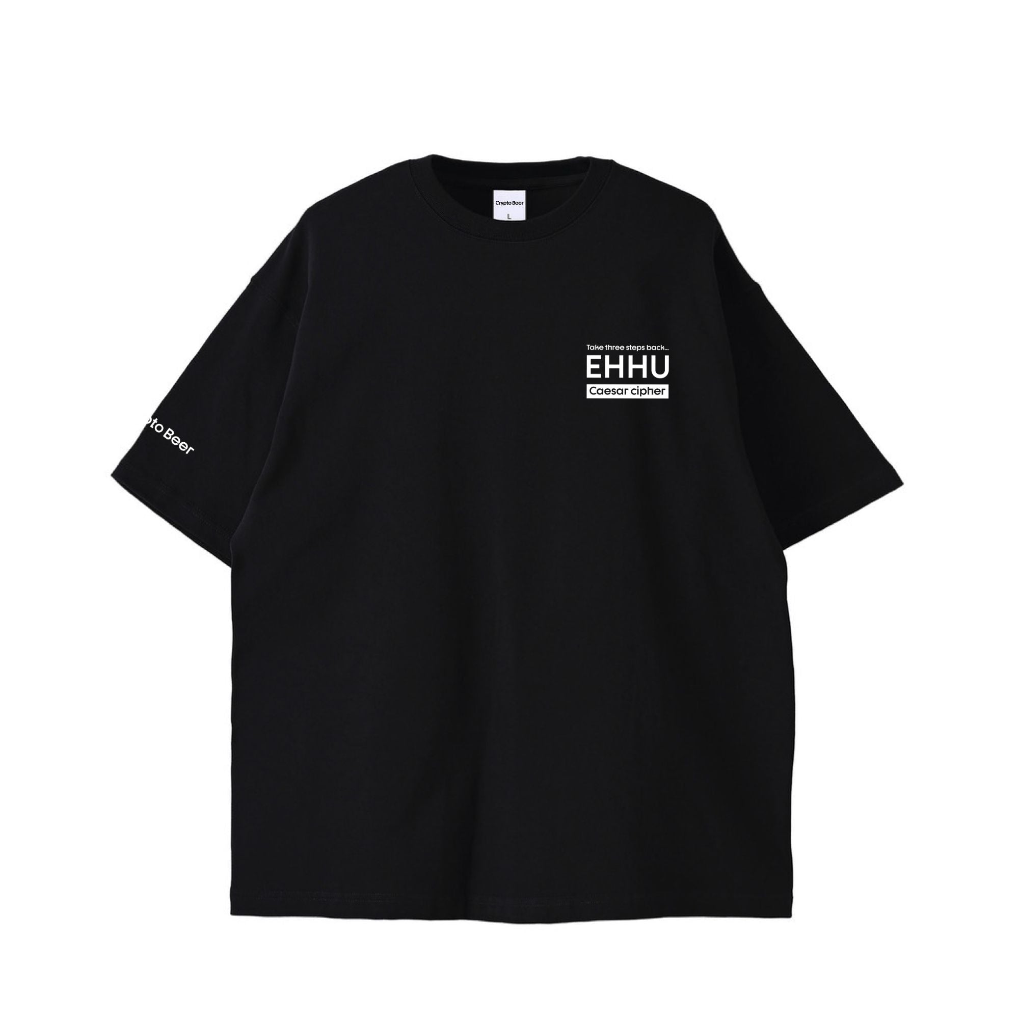 Crypto Beer Caesar Cipher T-shirt 0 black image