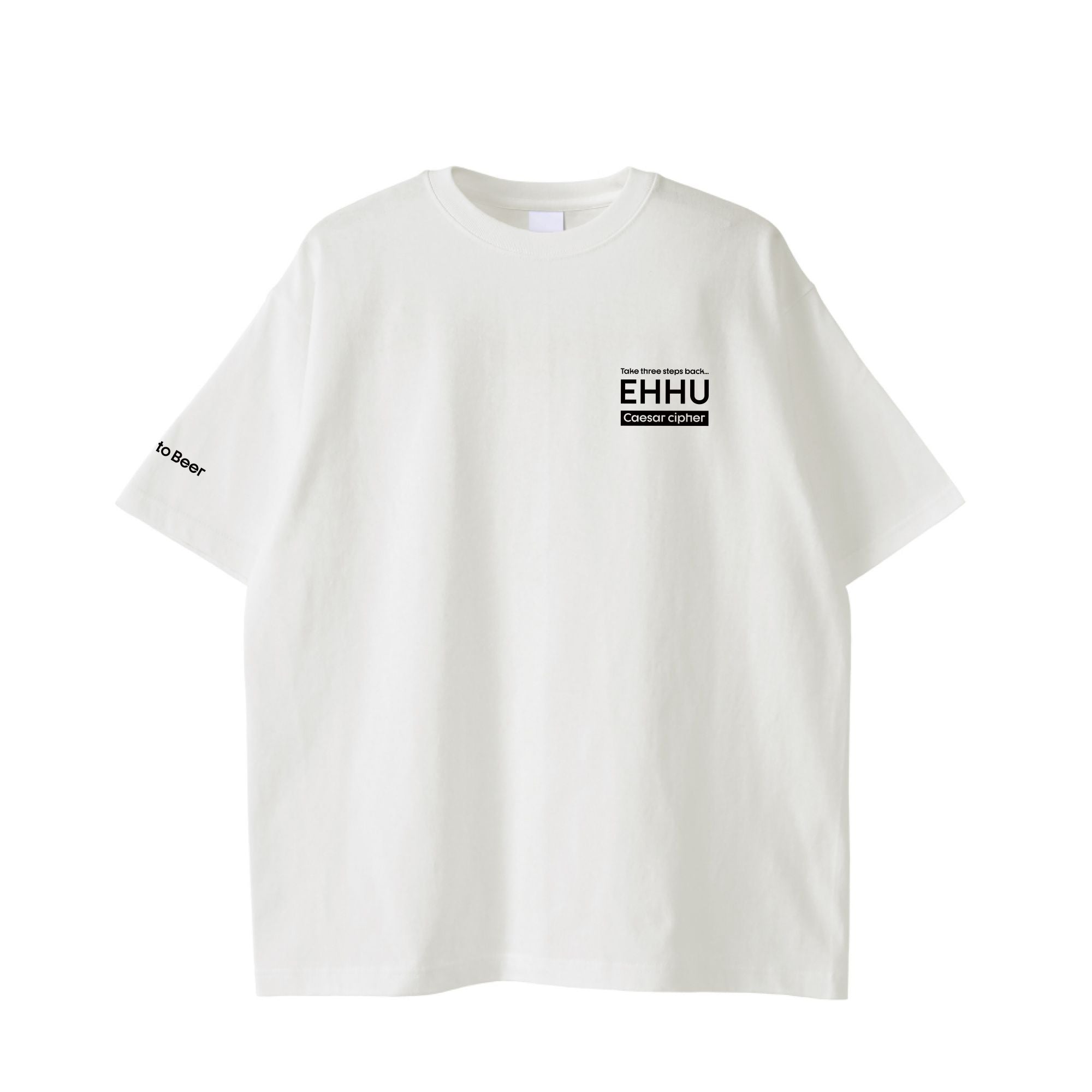 Crypto Beer Caesar Cipher T-shirt 0 white image
